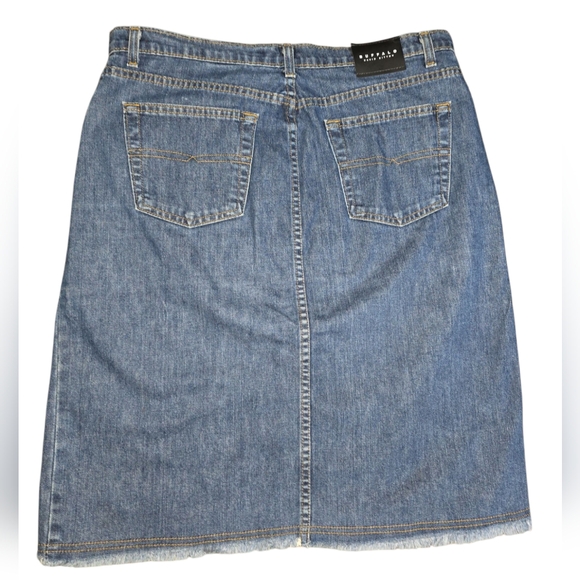 Vintage Buffalo David Bitton Classic Blue Denim Skirt - Picture 2 of 4